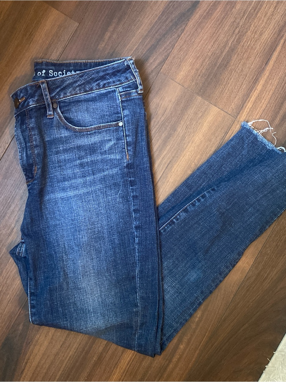 Articles Of Society Dark Indigo Denim Jeans - Dark Blue